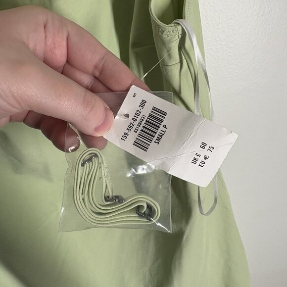 Abercrombie & Fitch Women SP Green One Shoulder Traveler Mini Dress NWT - Picture 6 of 10